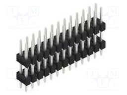 Connector: pin strips; pin header; male; PIN: 26; 2.54mm; THT; 2x13