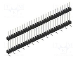 Connector: pin strips; pin header; male; PIN: 27; 2.54mm; SMT; 1x27