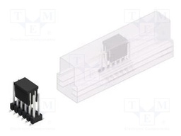 Connector: pin strips; pin header; male; PIN: 12; 2.54mm; SMT; 2x6