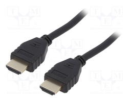 Cable; HDMI 2.0; HDMI plug,micro HDMI plug; 3m; black