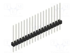 Connector: pin strips; pin header; male; PIN: 18; 2.54mm; THT; 1x18