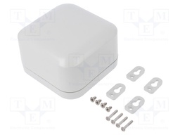 Enclosure: multipurpose; X: 120mm; Y: 120mm; Z: 70mm; polycarbonate