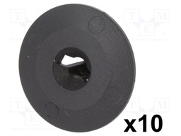 Trim clip; 10pcs; Audi; OEM: 811863905D; L: 18.3mm; polyamide; black