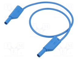 Test lead; 32A; banana plug with axial socket 4mm,both sides