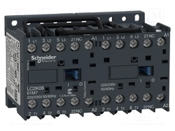 Contactor: 3-pole reversing; NO x3; Auxiliary contacts: NC; 24VAC