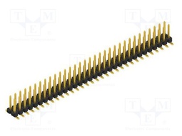 Connector: pin strips; pin header; male; PIN: 64; 2.54mm; SMT; 2x32