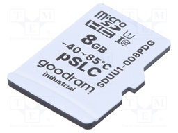 Memory card; industrial; 3D TLC,pSLC; 8GB; UHS I U1; -40÷85°C