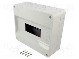 Enclosure: for modular components; IP40; wall mount; white; 40 CD