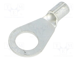 Ring terminal; M6; 1÷2.5mm2; crimped; for cable; non-insulated
