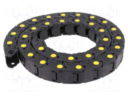 Cable chain; Series: Medium; Bend.rad: 60mm; L: 990mm; Colour: black