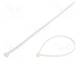 Cable tie; L: 400mm; W: 9mm; polyamide; 778N; natural; Ømax: 105mm