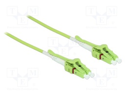 Fiber patch cord; OM5; LC/PC,both sides; 3m; 50/125um; LSZH; green