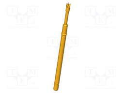 Test needle; Operational spring compression: 4mm; 5A; Ø: 1.3mm