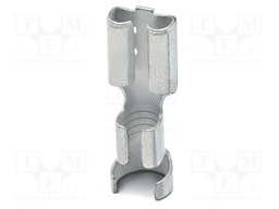 Non-insulated; Body: silver; Tip: flat