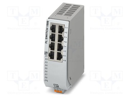 Switch Ethernet; unmanaged; Number of ports: 8; 9÷32VDC; RJ45