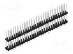Connector: pin strips; pin header; male; PIN: 68; 2.54mm; THT; 2x34