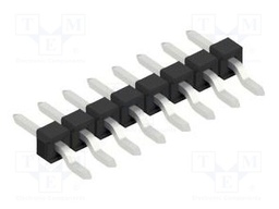 Connector: pin strips; pin header; male; PIN: 8; 2.54mm; SMT; 1x8