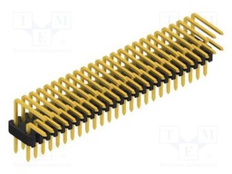 Connector: pin strips; pin header; male; PIN: 50; 1.27mm; THT; 2x25