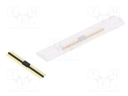 Connector: pin strips; pin header; male; PIN: 27; 2mm; SMT; 1x27