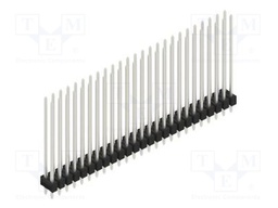Connector: pin strips; pin header; male; PIN: 50; 2.54mm; THT; 2x25