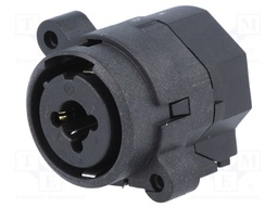 Socket; Jack 6,35mm + XLR; female; straight; THT