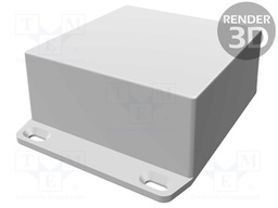 Enclosure: multipurpose; X: 92mm; Y: 92mm; Z: 42mm; with fixing lugs