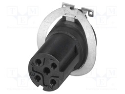 Connector: M12; contact insert; PIN: 4; SMT; D code; Type: shielded