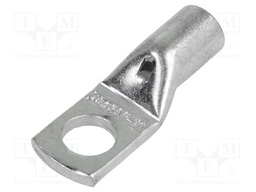Ring tube terminal; M10; 25÷35mm2; crimped; for cable; tinned
