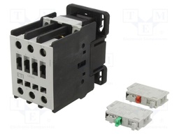Contactor: 3-pole; NO x3; Auxiliary contacts: NC + NO; 230VAC; 40A