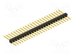 Connector: pin strips; pin header; male; PIN: 24; 2.54mm; SMT; 1x24