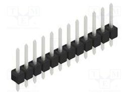 Connector: pin strips; pin header; male; PIN: 12; 2.54mm; THT; 1x12