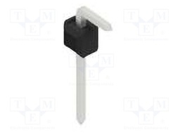 Connector: pin strips; pin header; male; PIN: 1; 2.54mm; THT; 1x1