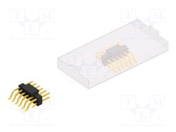 Connector: pin strips; pin header; male; PIN: 12; 2.54mm; SMT; 2x6