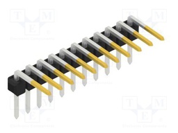 Connector: pin strips; pin header; male; PIN: 11; 2.54mm; THT; 1x11