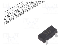 Diode: rectifying; SMD; 100V; 200mA; 4ns; Package: reel,tape; SOT23