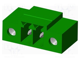Connector: pluggable terminal block; socket; male; angled 90°