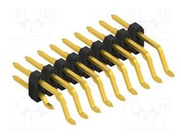 Connector: pin strips; pin header; male; PIN: 18; 2mm; SMT; 2x9; 100V