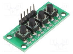 Module: keypad; 37x15x11mm; Channels: 4