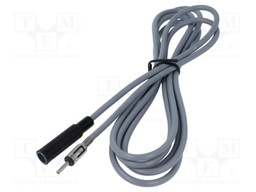 Cable; 3m; DIN socket,DIN plug; Car brand: universal