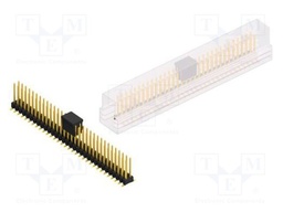 Connector: pin strips; pin header; male; PIN: 64; 2.54mm; SMT; 2x32