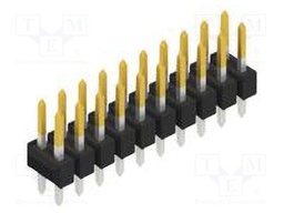 Connector: pin strips; pin header; male; PIN: 20; 2.54mm; THT; 2x10