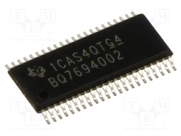 LiFePO4, Li-Ion, Li-Pol Battery Fuel Gauge, Status Monitor, 6 V to 25 V supply, I2C, TSSOP-44