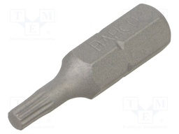 Screwdriver bit; spline (12-angles); XZN M3; Overall len: 25mm
