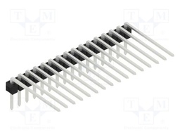 Connector: pin strips; pin header; male; PIN: 16; 2.54mm; THT; 1x16