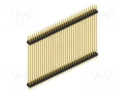 Connector: pin strips; pin header; male; PIN: 66; 2.54mm; THT; 2x33