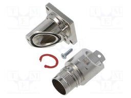 Enclosure for connectors: M17; angled