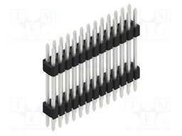 Connector: pin strips; pin header; male; PIN: 26; 1.27mm; THT; 2x13