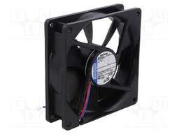 Axial Fan, IP20, 24 V, DC, 92 mm, 25 mm, 60 cu.ft/min, 102 m³/h