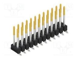 Connector: pin strips; pin header; male; PIN: 24; 2.54mm; SMT; 2x12