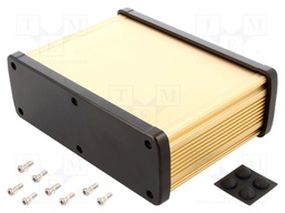 Enclosure: multipurpose; X: 177.6mm; Y: 129mm; Z: 61.1mm; aluminium
